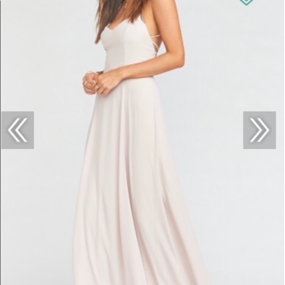 Godshaw Godess dress in show me the ring crisp